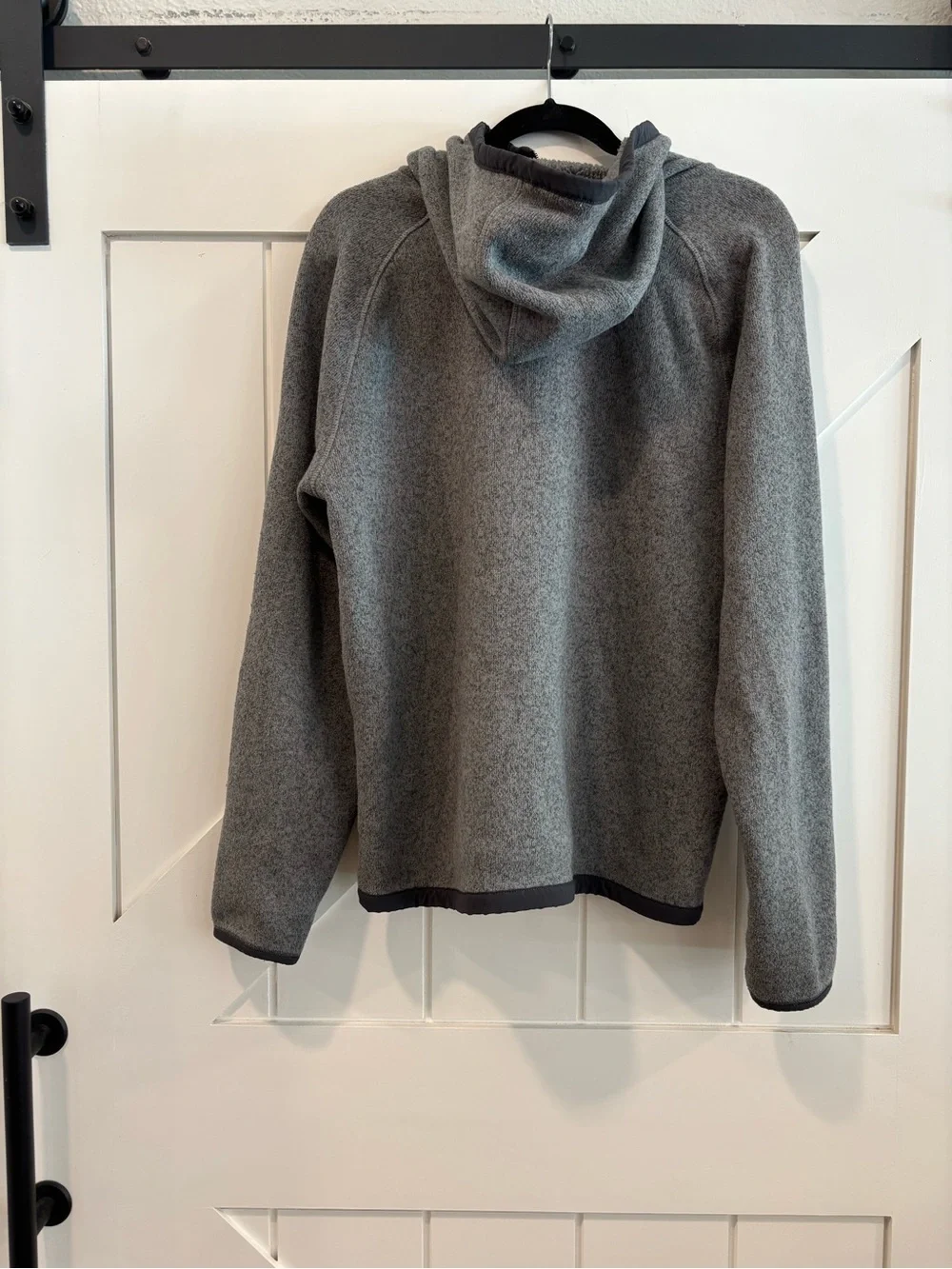 The North Face Gordon Lyons Hoodie Men’s Medium Gray Fleece Jacket NF0A5GMQ EUC